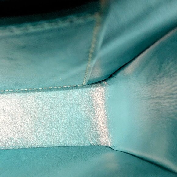 Chanel Vintage Teal Mini Rectangular Flap Bag - Picture 12 of 16